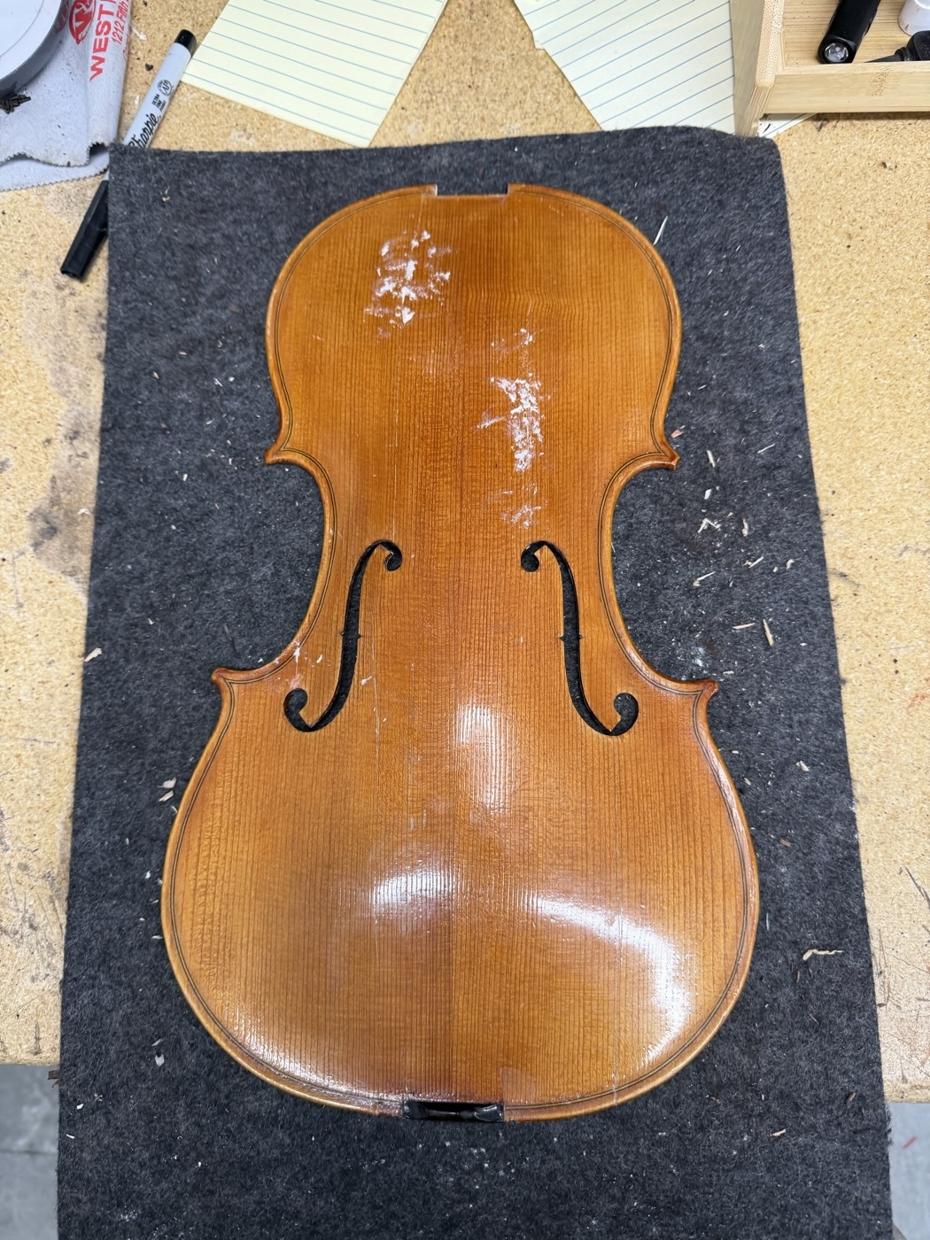 Viola top plate replacement